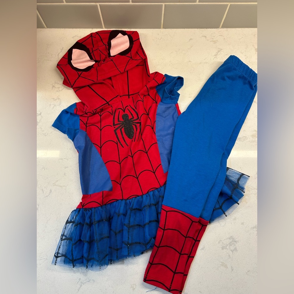 Toddler Girls Marvel Spiderman Costume 3T